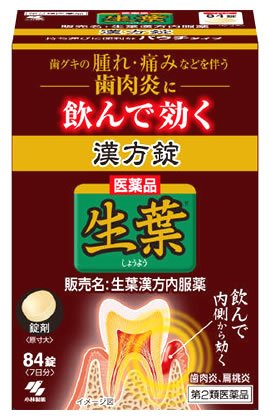 他サイト： 【第2類医薬品】生葉漢方錠 84錠(4987072032800)の商品画像