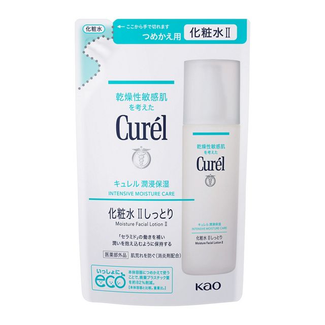 他サイト： 【医薬部外品】花王 キュレル 潤浸保湿 化粧水 IIしっとり つめかえ用 130ml (4901301411266)【メール便発の商品画像