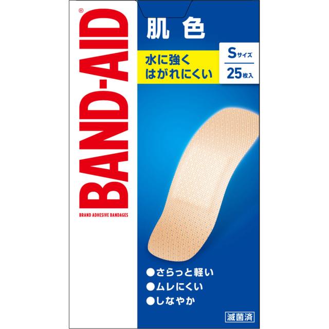 他サイト： バンドエイドSサイズ 肌色 25枚入(4901730230124)【定形外郵便発送】の商品画像