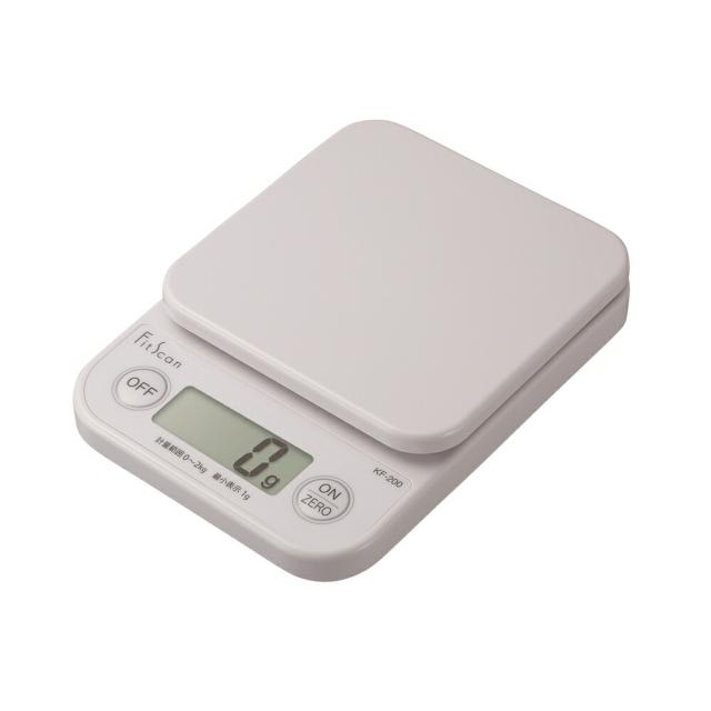 他サイト： タニタ  デジタルクッキングスケール ホワイト KF-200の商品画像