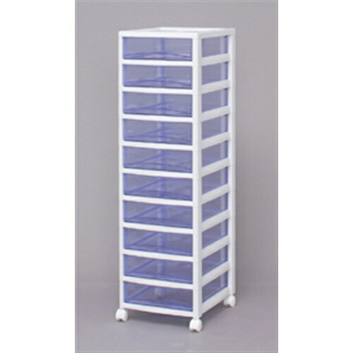 他サイト： アイリスオーヤマ  スーパークリアチェスト SCE−1000 ホワイト/クリアブルーの商品画像