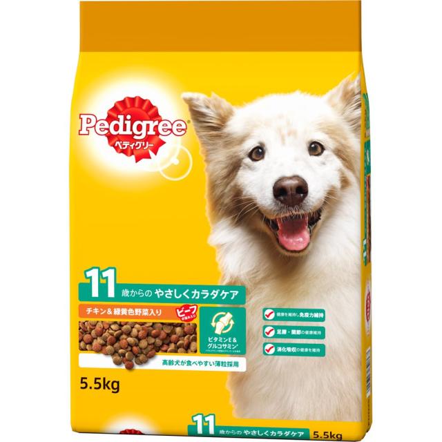 他サイト： マースジャパンリミテッド ペディグリー 11歳から用 ヘルシーチキン&緑黄色野菜入り 5.5kgの商品画像