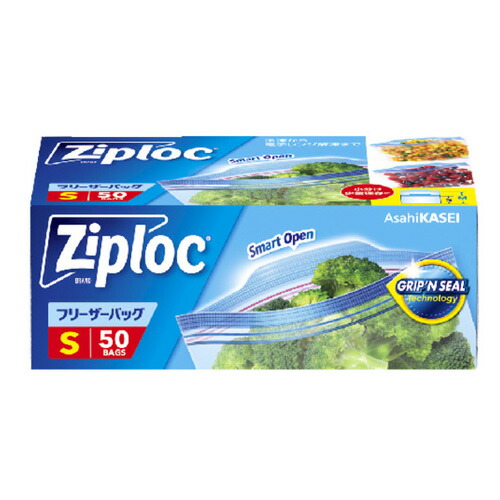 他サイト： 旭化成ホームプロダクツ  ジップロックフリーザーバッグ S 50枚大容量 の商品画像