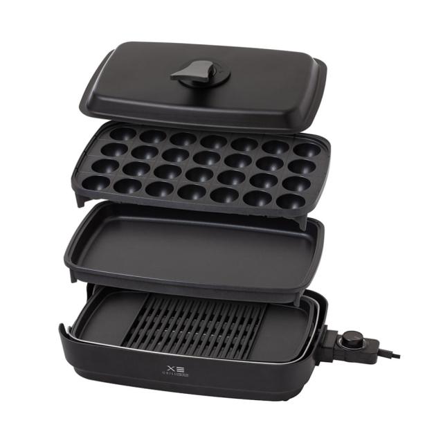 他サイト： 減煙焼肉グリルセット XGRILL TRIPLE YHP−TX130(B) の商品画像