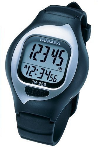 他サイト： 山佐時計計器 ヤマサ NEWとけい万歩計 TM-250 ブラックの商品画像