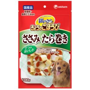 他サイト： [ユニ・チャーム] グラン・デリ きょうのごほうび 鶏ささみのたら巻き 100g (-)の商品画像