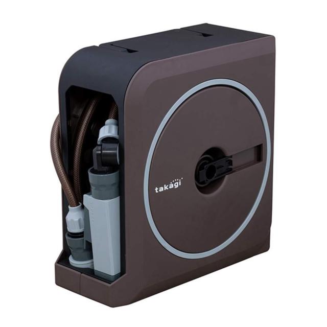他サイト： タカギ(takagi) ホース ホースリール NANO NEXT 15m (BR) ブラウン おしゃれ RM1215BR 【安心の商品画像