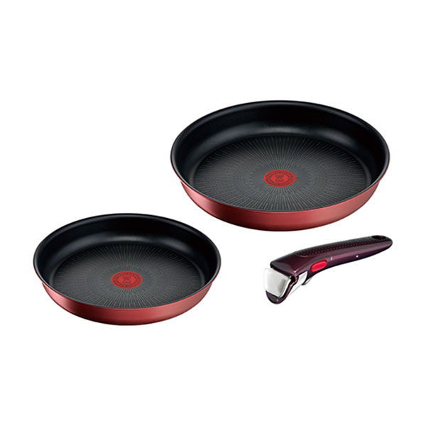 他サイト： グループセブ ジャパン ティファール 取っ手の取れるシリーズ インジニオ ネオ IHルージュ アンリミテッド フライパンセット の商品画像