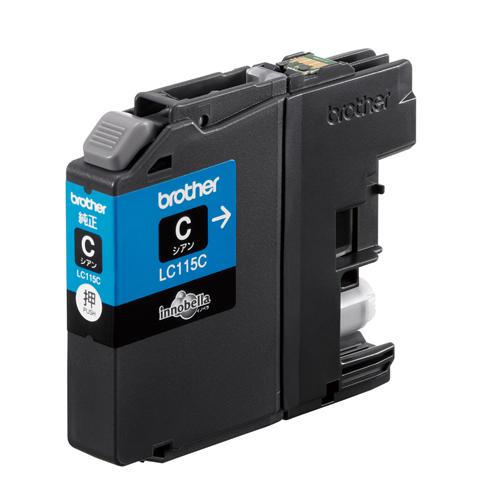 他サイト： BROTHER ブラザー インクカートリッジ大容量タイプ (シアン) LC115Cの商品画像