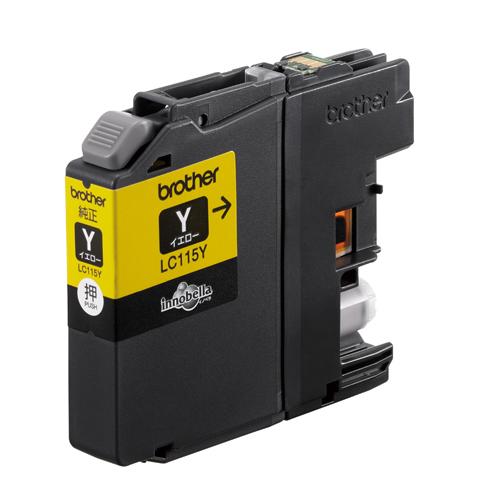 他サイト： BROTHER ブラザー インクカートリッジ大容量タイプ (イエロー) LC115Yの商品画像