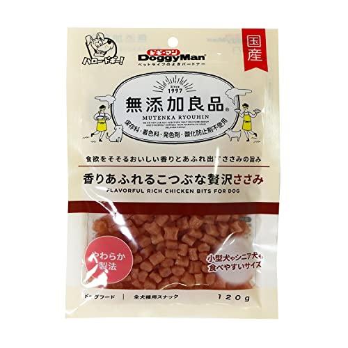 他サイト： [ドギーマンハヤシ]無添加良品 香りあふれるこつぶな贅沢ささみ 120g (-)の商品画像
