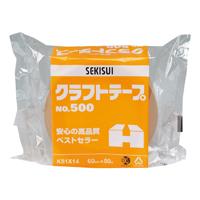 他サイト： 積水化学工業 クラフトテープ 60mm×50m(K51X14)の商品画像