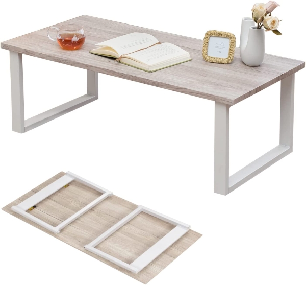 他サイト： HAGIHARA 萩原 折れ脚テーブル LT-4396WH ※北海道、沖縄、離島配送不可の商品画像