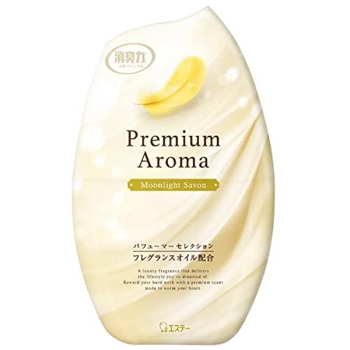 他サイト： エステー お部屋の消臭力 玄関・リビング用 PremiumAroma ムーンライトシャボン 400mLの商品画像