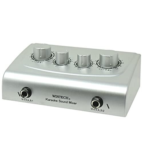 他サイト： 廣華物産 カラオケエコーミキサーCKM-1シルバーの商品画像