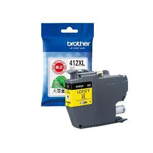 他サイト： BROTHER ブラザー 【ブラザー純正】インクカートリッジイエロー(大容量)LC412XLY 対応型番:MFC-J7300CDの商品画像