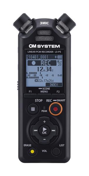 他サイト： OLYMPAS オリンパス OM SYSTEM LS-P5 楽器演奏/ライブ録音/自然環境録音/ハイレゾPCM録音/外部メモリ対の商品画像