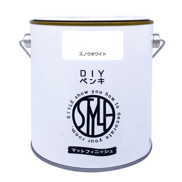 他サイト： ニッペ DIYペンキ マットフィニッシュ1kg スノウホワイトの商品画像