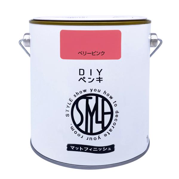 他サイト： ニッペホームプロダクツ DIYペンキ マットフィニッシュ1kg ベリーピンクの商品画像