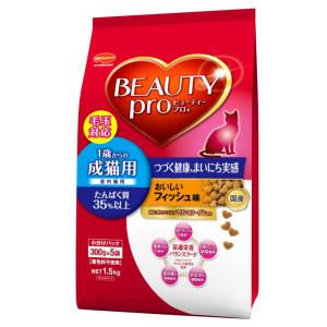 他サイト： 日本ペットフード ビューティープロ キャット 成猫用 1歳から フィッシュ味 1.5kgの商品画像