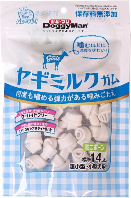 他サイト： ドギーマン ヤギミルクガム ミニボーン 140g(標準14本)の商品画像