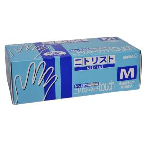 他サイト： ショーワグローブ ショーワ ニトリスト・タッチ100枚入Mサイズ NO882Mの商品画像