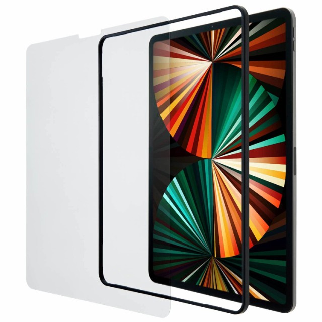 他サイト： ELECOM エレコム iPad Pro 12.9inch 第5世代 2021年モデル用ガイドフレーム付ガラスフィルム 0.33の商品画像
