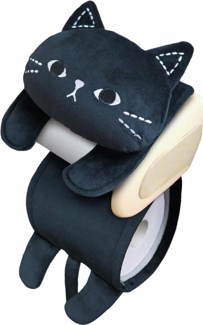 他サイト： 明邦 【T】ねこのトイレロールペーパーホルダー ミミック【NM041】の商品画像