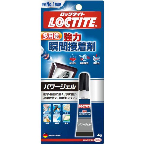 他サイト： ヘンケルジャパン 【品名】:ヘンケルLoctite強力瞬間接着剤パワージェルLPG004【発注コード】:4237617の商品画像