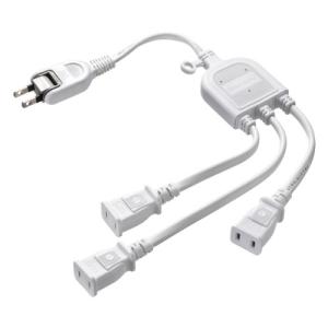他サイト： SANWASUPPLY サンワサプライ ACアダプタ専用電源延長コード TAP-EX3WNの商品画像