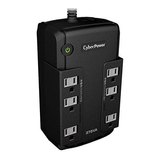 他サイト： Cyber Power 無停電電源装置  (常時商用給電/矩形波出力) 375VA/255W CP375JPの商品画像