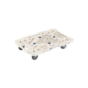 他サイト： TRUSCO トラスコ中山 TRUSCO ルートバン 370X500 4輪自在 S付 白 メッシュタイプ  MPK-500JS-の商品画像