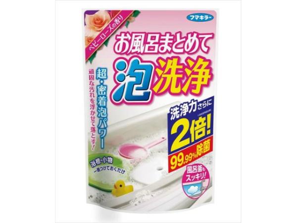 他サイト： フマキラー お風呂まとめて泡洗浄 ベビーローズ 230gの商品画像
