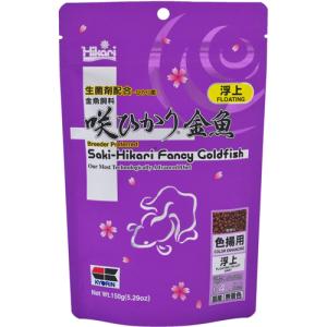 他サイト： キョーリン 咲ひかり金魚 色揚用 浮上 150gの商品画像