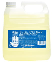 他サイト： シャボン玉石けん 手洗いせっけん バブルガード 泡タイプ 業務用 4L バブルガ-ドギヨウムヨウ4Lの商品画像
