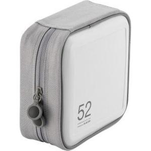 他サイト： ELECOM エレコム エレコム DVD CDケース セミハード ファスナー付 52枚収納 ホワイト CCD-H52WHの商品画像