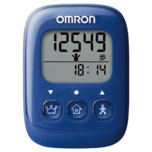 他サイト： OMRON オムロン 歩数計 ブルー HJ-325 Bの商品画像