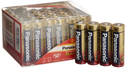 他サイト： PANASONIC パナソニック 単3形アルカリ乾電池 30本パック LR6XJ/30SHの商品画像