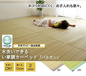 他サイト： イケヒコ 洗える PPカーペット アウトドア ペット グリーン 本間10畳(約477×382cm)の商品画像