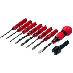 他サイト： アネックスツール NO.6950  NO.6950 【電工グリップ8本組ドライバーセット】  000675036695の商品画像
