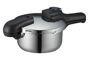 他サイト： パール金属 クイックエコ 3層底切り替え式圧力鍋2.5Lの商品画像