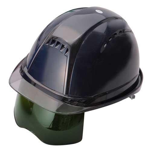 他サイト： トーヨーセフティー 超高性能ヘルメット ヴェンティープラス(R) スチロールライナー入り スモーク・グリーン 391F-S-G の商品画像