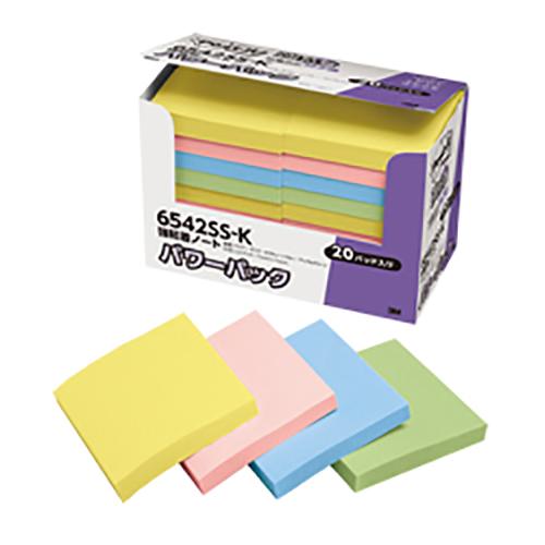 他サイト： 3M スリーエム ポストイットパワーパック強粘着ノート20(6542SS-K)の商品画像