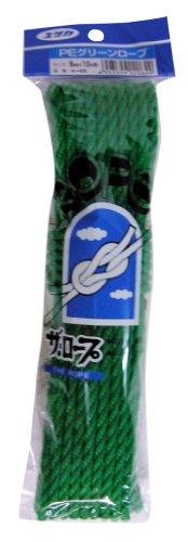 他サイト： ユタカメイク ユタカ ロープ PEロープグリーン 5φ×10m A68の商品画像