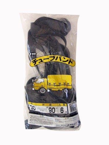 他サイト： ユタカメイク ユタカ ゴム チューブバンド 30mm×約600〜900mm 6本入 TT1606の商品画像