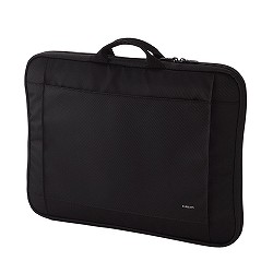 他サイト： ELECOM エレコム 取っ手付きPCインナーバッグ15〜16.4インチワイドPC対応 ブラック(BM-IB017BK)の商品画像