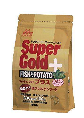 他サイト： 森乳サンワールド スーパーゴールド フィッシュ&ポテト プラス 関節ケア用 800g 単品の商品画像