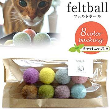 他サイト： コロコロボール 8個入 8カラーパック(キャットニップ入)の商品画像