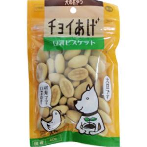 他サイト： わんわん チョイあげ 豆乳ビスケット 40gの商品画像