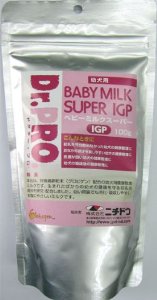 他サイト： ニチドウ Dr.PRO ベビーミルク スーパーIGP 幼犬用 100gの商品画像